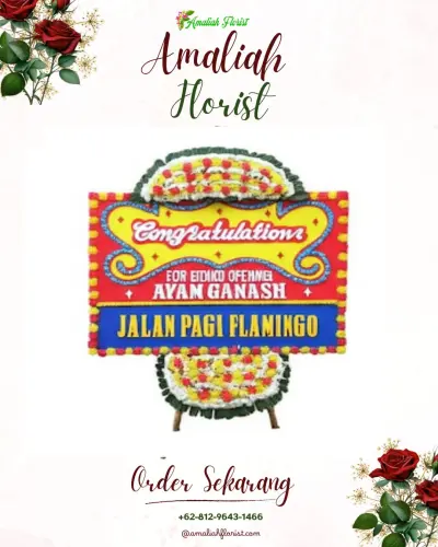 Bunga Papan Congratulation di Ketsoblak